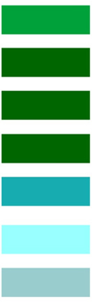 Pigmento termocromico verde