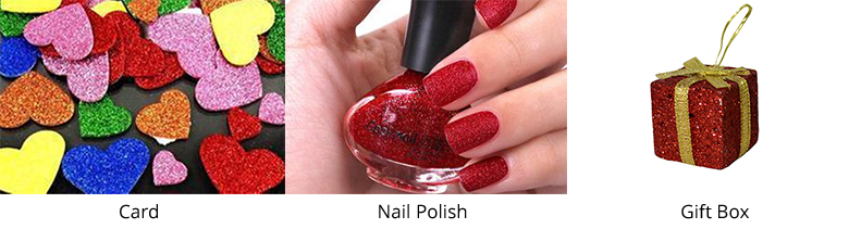 SR3205 red glitter powder for nail polish, etc.