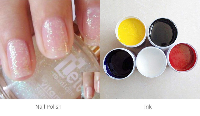 SR5007 rainbow white glitter powder for ink, nail polish, etc.