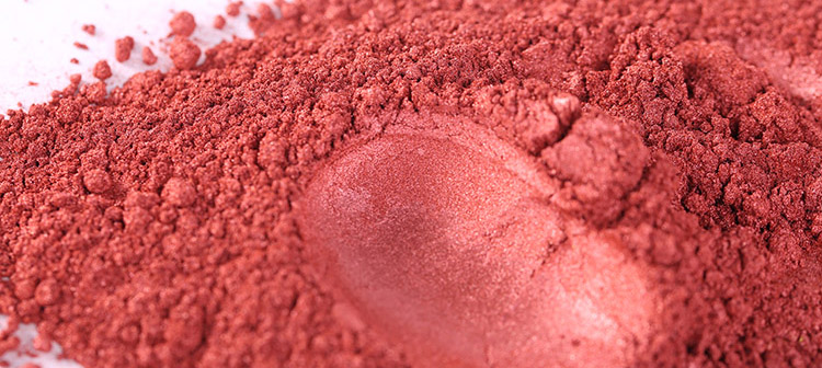 red pearl pigment for seed coating