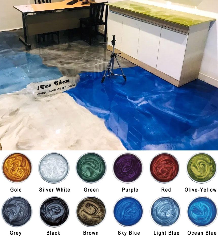 iSuo Chem Black pearl pigment for epoxy floor