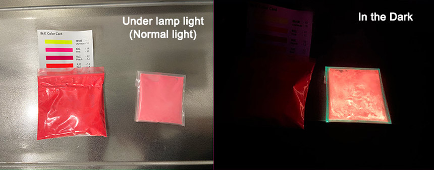 Pigmenti fosforescenti vs Pigmenti fluorescenti