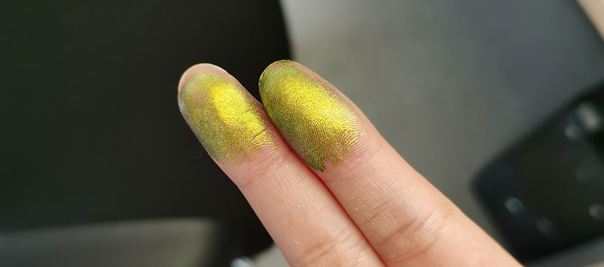 HC09 Pigmento ottico variabile verde oro