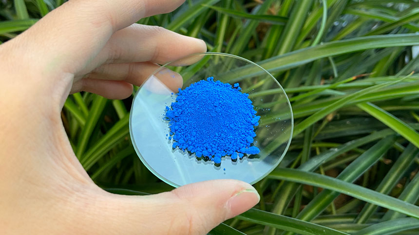 Pigmento blu alluminato di cobalto