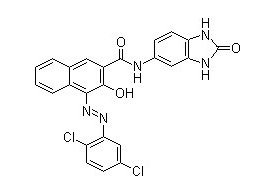 Pigmento marrone 25 - Formula della struttura molecolare