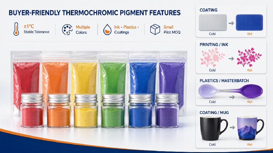 iSuoChem thermochromic pigment buyer checklist for procurement teams