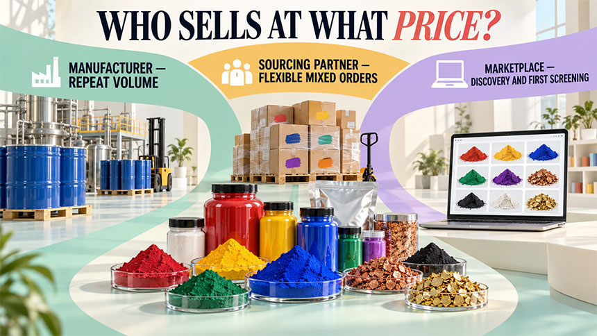 China pigment wholesale buying channels