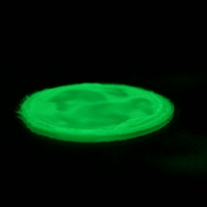 polvere luminescente verde