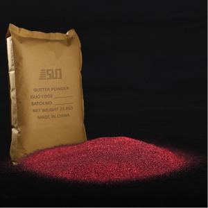 pigmento rosso glitter resistente ai solventi
