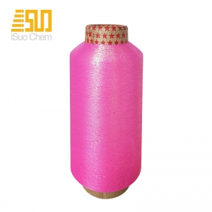 filato in fibra metallica rosa