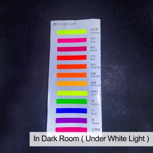 Pigmento fluorescente al neon