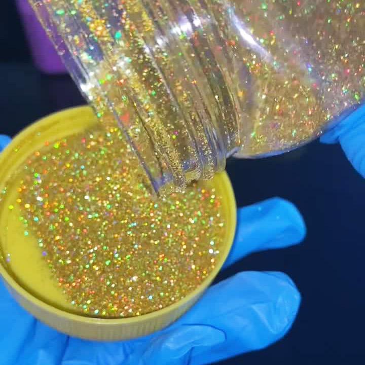 Glitter oro olografico