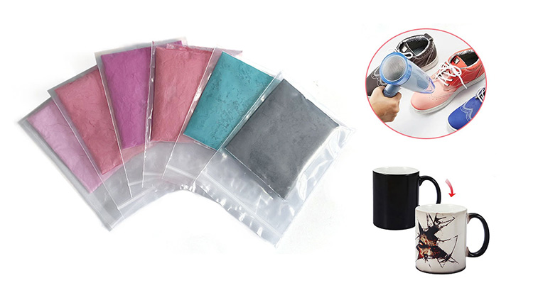 L'uso di polvere termocromica in inchiostro, vernice e rivestimento