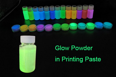 Istruzioni per la preparazione e l'uso della polvere luminosa nella pasta da stampa