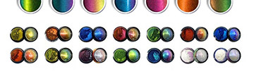 Colori scintillanti: pigmenti variabili ottici e pigmenti perlescenti