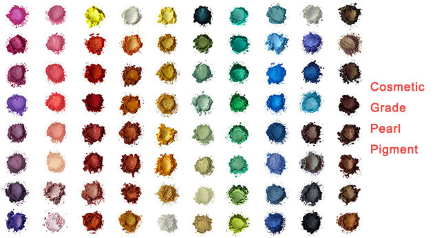 iSuoChem carta di colore del pigmento della perla di colori di 80 colori cosmetici