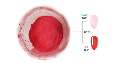 Cosa c'è di incolore nella polvere termica colorata?