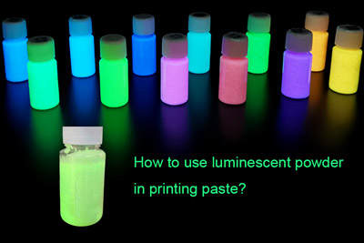Come utilizzare la polvere luminescente nella pasta da stampa?