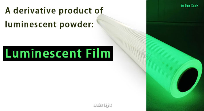 Un prodotto derivato della pellicola luminescente in polvere.